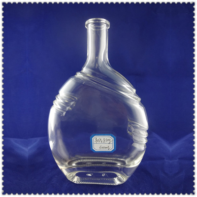 Botellas de vidrio de vodka Ciroc vacías de 750 ml con diseño transparente