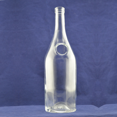 Producción a granel Material de vidrio Super Flint 750 ml Botella de vidrio de vodka de vino para bebidas espirituosas