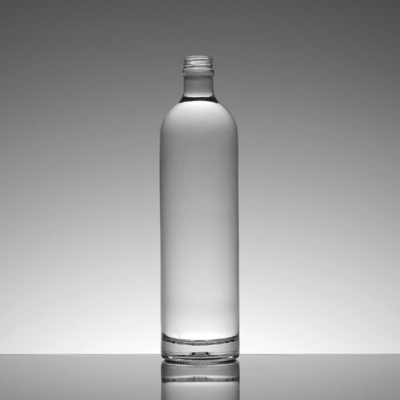 Botellas de licor de vidrio de 750 ml claras para vodka whisky bebidas alcohólicas