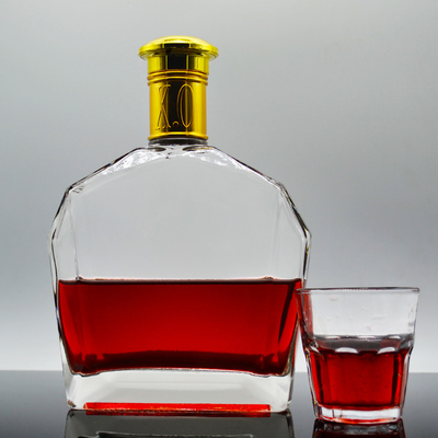 OEM/ODM aceptable Botella de vidrio de 1 litro para licor whisky ginebra tequila de profesional