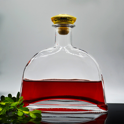 OEM/ODM aceptable Botella de vidrio de 1 litro para licor whisky ginebra tequila de profesional