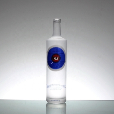 Botellas de vidrio de corcho de tipo Super Flint Tipo de sellado de corcho 750 ml Vodka Whisky Sherry Whiskey Wine Botellas de vidrio
