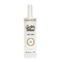 Botellas de vidrio vacío cuadradas personalizadas con decal de plata electroplacado Capacidad de 1000 ml