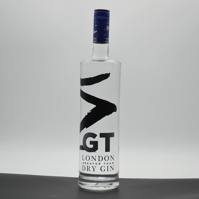 Decal de superficie de manejo de cristal vacío Beluga botellas de vodka 750 ml para la compra al por mayor