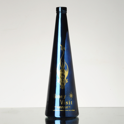 Material de vidrio Super Flint Botellas de vidrio de vodka de 750 ml personalizadas para Shandong Yuncheng
