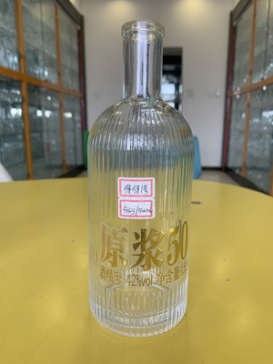Vodka especial de alcohol botella de bong de 1000 ml 750 ml 700 ml 500 ml 100 ml hecha de cuello de vidrio