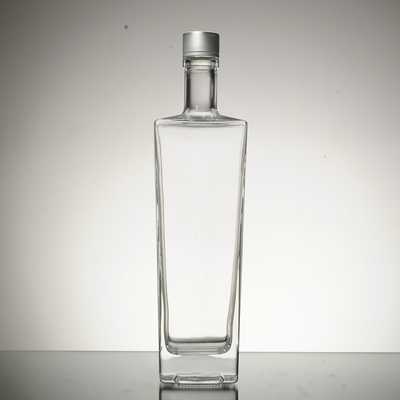 Material del cuello Botella de vidrio para vino con corchos y tapas Botella de brandy Xo vacía de 750 ml