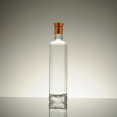 Material del cuello Botella de vidrio para vino con corchos y tapas Botella de brandy Xo vacía de 750 ml