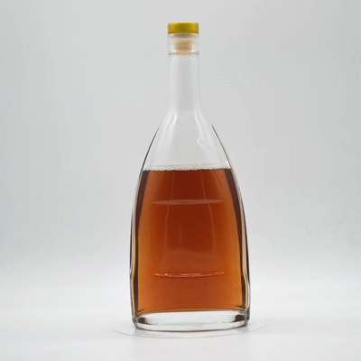 Impresión de logotipo personalizado Botella de vidrio mini de 50 ml para patrón Tequila a granel 50cl 750ml Gin Vodka