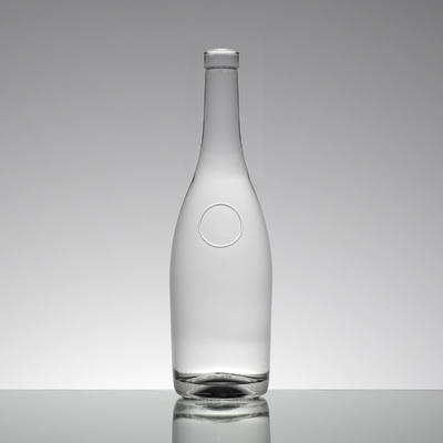 Super Flint Glass 250ml 300ml 350ml 750ml 1l Botellas de licor de vidrio transparente con tequila