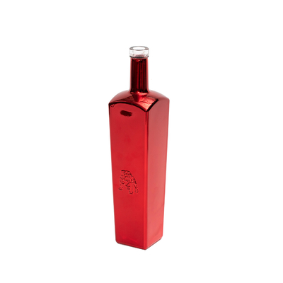 250 ml 500 ml 16 oz negro mate oscuro botellas de vidrio de Boston para licor vodka aceite de oliva