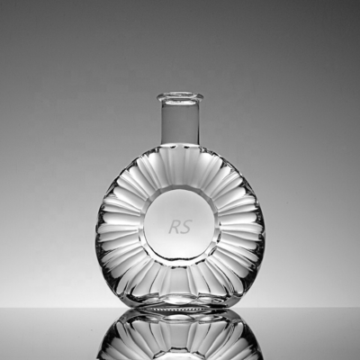 Botellas de Brandy Diseño personalizado Botella de licor vacía para botella de vidrio de vodka de 750 ml