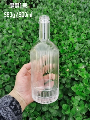 Botellas de licor de vidrio personalizadas cuadradas para bebidas alcohólicas Vodka Gin Rum Whisky 700ml Corcho