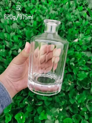 Etiqueta privada botella cilíndrica vacía de alto 550 ml 750 ml 780 ml de 1 litro para alcohol