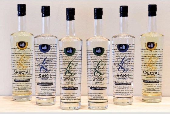 Botella de vidrio electrolibrada para bebidas alcohólicas whisky tequila vodka 350 ml 500 ml 750 ml