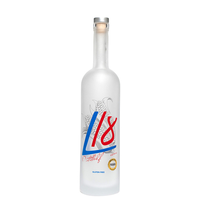 Botellas de vidrio de súper sílex para vodka whisky licor en 500ml 700ml 75cl de material congelado