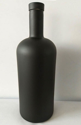 Botella de vino de vidrio congelado personalizada de 375 ml 750 ml con pago T / T y más características