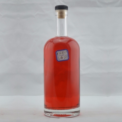Botella de vidrio de licor de 500 ml 700 ml 750 ml 1000 ml para bebidas alcohólicas