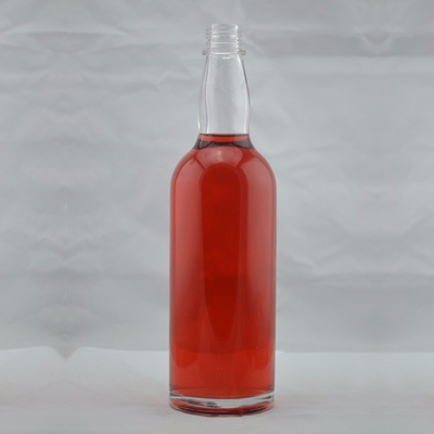 Botella de vidrio de licor de 500 ml 700 ml 750 ml 1000 ml para bebidas alcohólicas