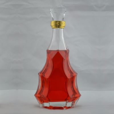 Botella de vidrio de licor de 500 ml 700 ml 750 ml 1000 ml para bebidas alcohólicas
