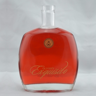 Botella de vidrio de licor de 500 ml 700 ml 750 ml 1000 ml para bebidas alcohólicas