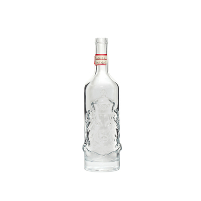 Bebidas industriales Botella de vino de licor de 750 ml con tapa de sello hecha de vidrio de superflint