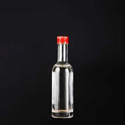 Botellas de alcohol de vidrio mini con material de vidrio de súper sílex
