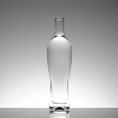 Botella de vidrio de 750 ml de 700 ml de corcho transparente con material de vidrio de Super Flint