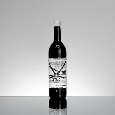 Material de vidrio Super Flint 700 ml 750 ml Botella de vidrio de vodka de 1 litro con norma CE