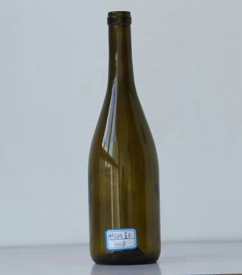 Material de vidrio de color crudo botella de vino antigua congelación profunda Proceso y TT Plazo de pago