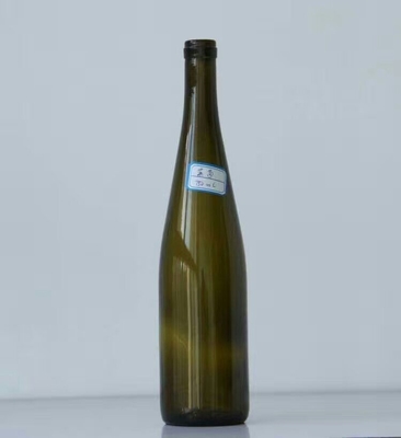 Material de vidrio de color crudo botella de vino antigua congelación profunda Proceso y TT Plazo de pago