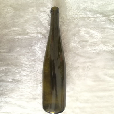 Material de vidrio de color crudo botella de vino antigua congelación profunda Proceso y TT Plazo de pago