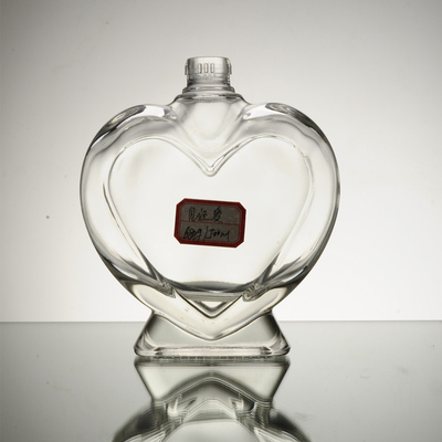 Cuadrado diseño personalizado en forma de animal 500ml 750ml botella de vidrio para brandy whisky vodka