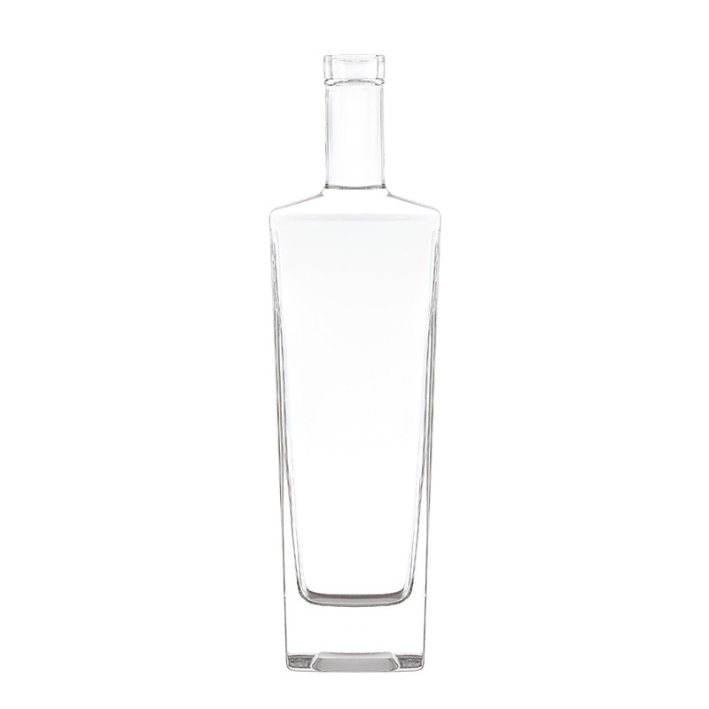 500 ml 700 ml 750 ml whisky de corcho licor blanco salsa de agua fruta botella de vodka en relieve para ron