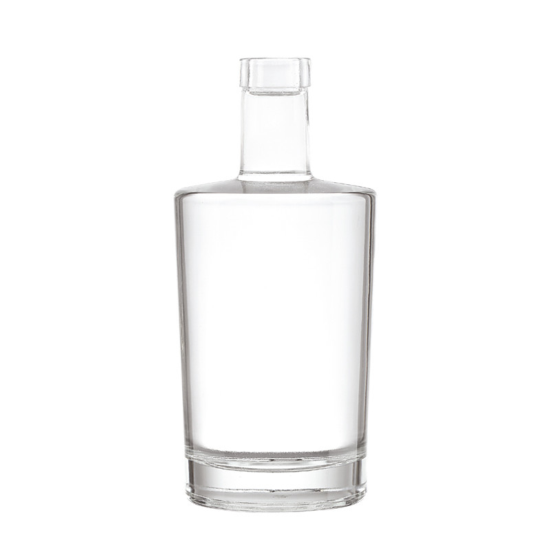 Logotipo del cliente aceptable 750 ml Liquor al por mayor Gin Precios Botella de vidrio para bebida cuadrada