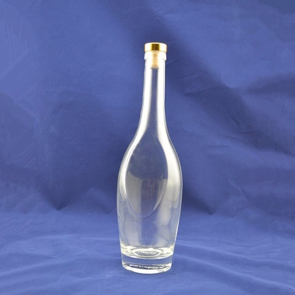 Botella de tequila personalizada con material de vidrio transparente y tiempo de entrega rápido 20-30 días