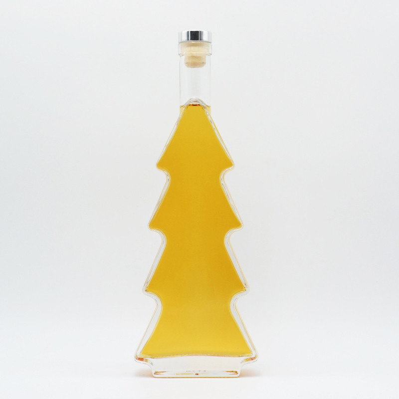 Botella de vidrio de 700 ml para vodka, ron, vino, tequila, bebidas alcohólicas