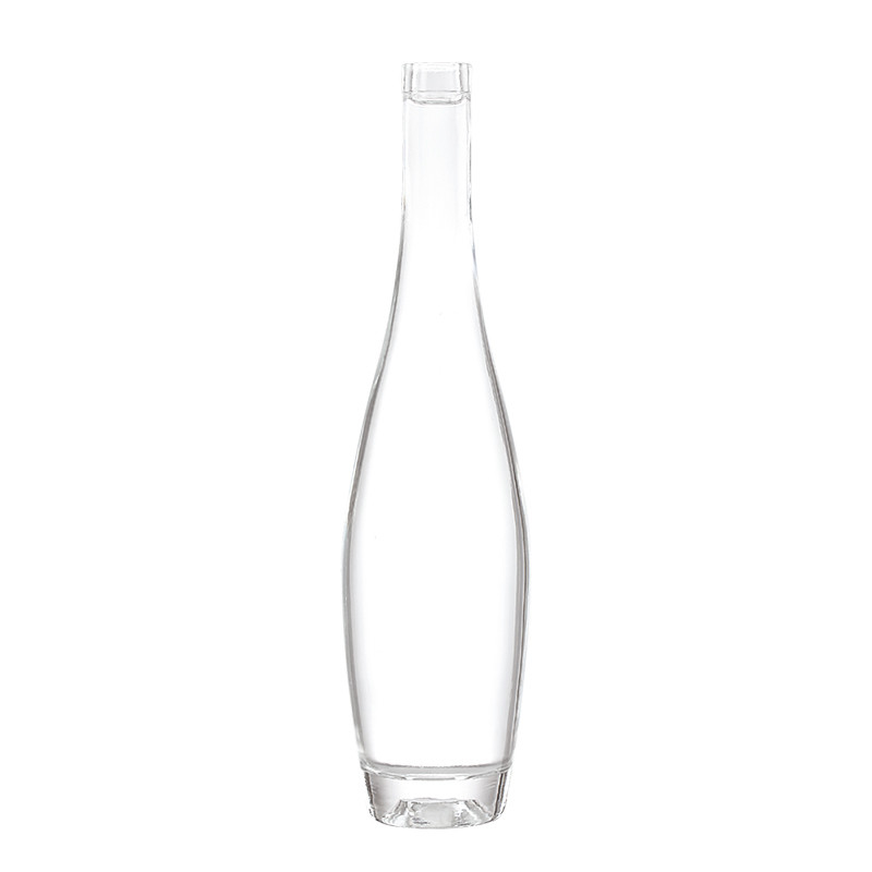 Material de vidrio Super Flint 500 ml 750 ml Botella de ginebra para bebidas de agua y licores