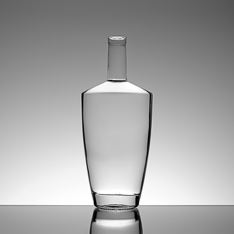 Super Flint Glass 375ml 500ml 700ml Botellas para Vodka Gin Whisky Rum Brandy Venta al por mayor