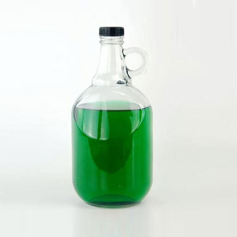 Bebidas industriales Botella de whisky de vidrio de 2 litros de 2000 ml vacía o jarras con tapa de tornillo
