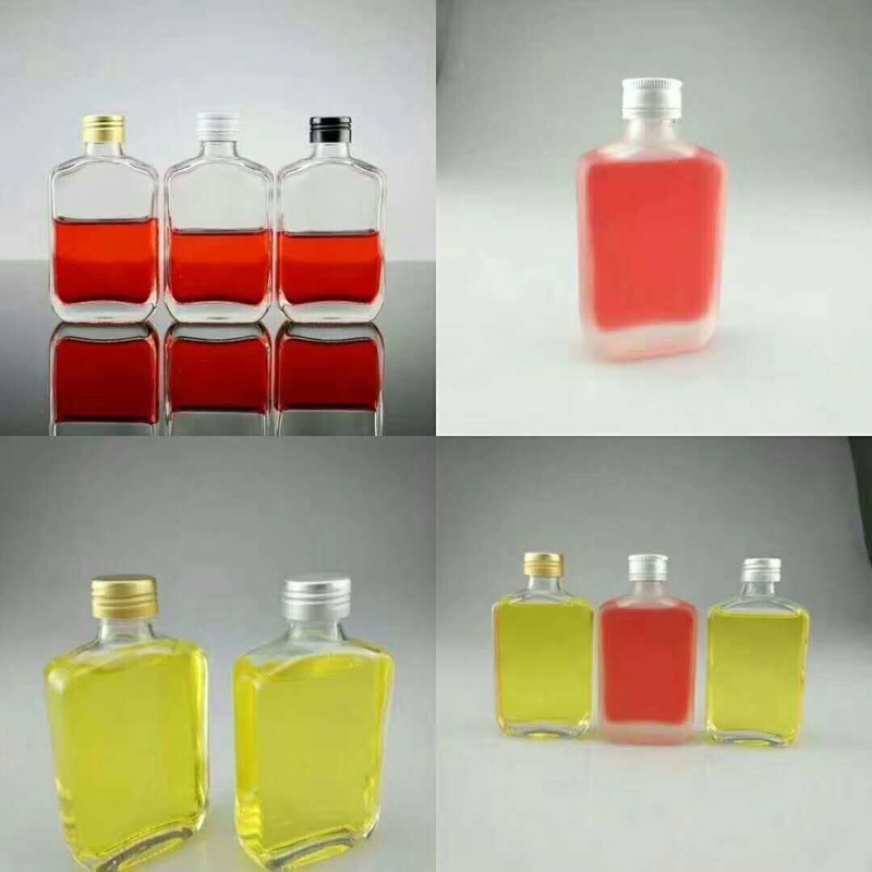 Botella de gotero de vidrio de pulverización de 50 ml y 100 ml hecha a medida para perfume recargable OEM aceptado