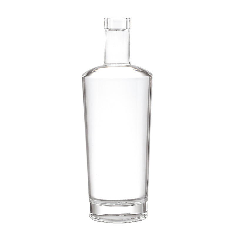 Botella de vodka de vidrio de Super Flint con corcho para té Impresión y embalaje personalizados