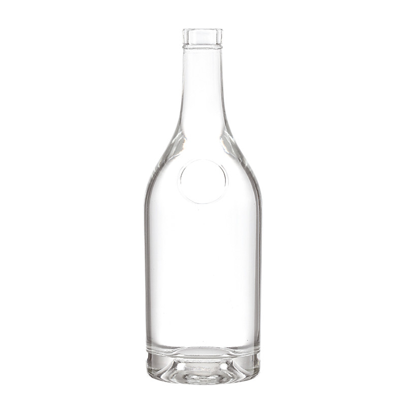 Material de vidrio de sellamiento tipo Super Flint Corcho Botella de vidrio vacía de 700 ml para licor