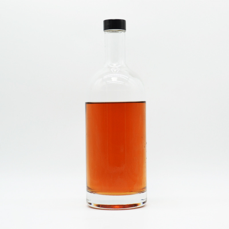 Diseño de glaseado vacío GUALA vodka de corcho botella de vidrio de licor 375ml 750ml 1 litro 1750ml